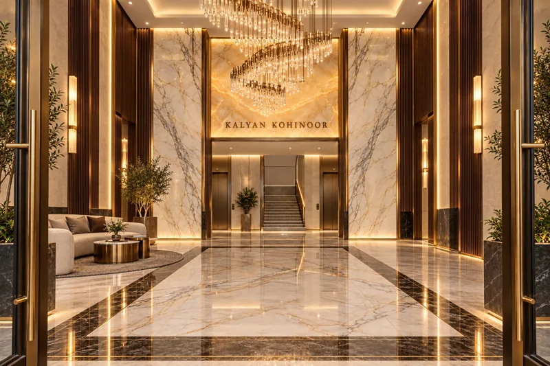 Entrance Lobby interior design visualisation